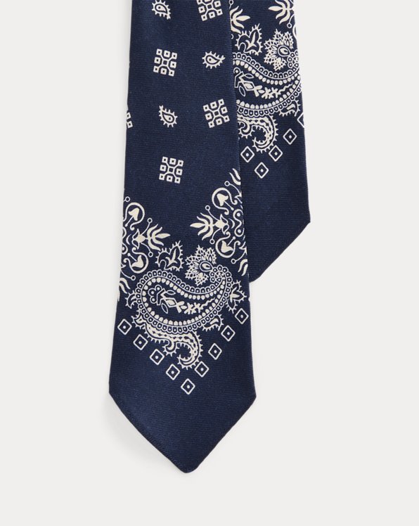Cravate d'inspiration vintage en laine