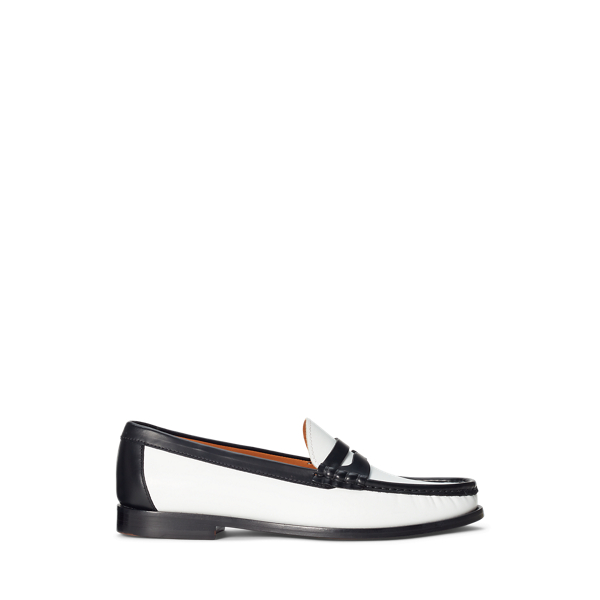Mocassins de couro de dois tons Ashtyn