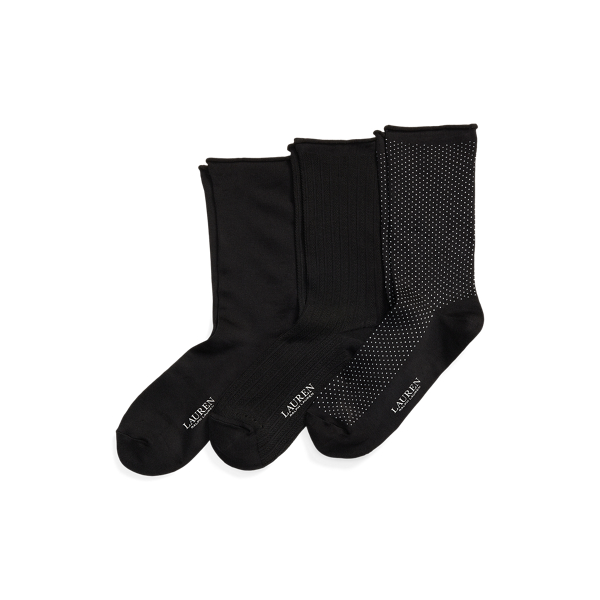 3 paires de chaussettes roulottées
