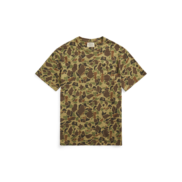 Camo Slub Jersey Pocket T-Shirt