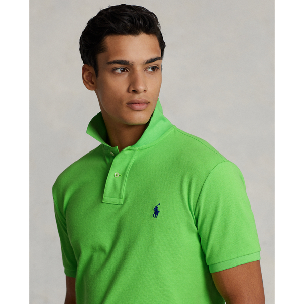 Custom Slim Fit Mesh Polo Shirt for Men Ralph Lauren® PK