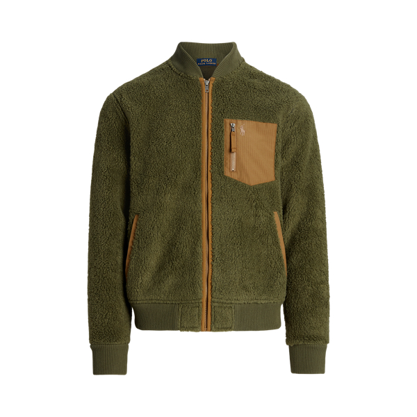 Bomber en molleton sherpa
