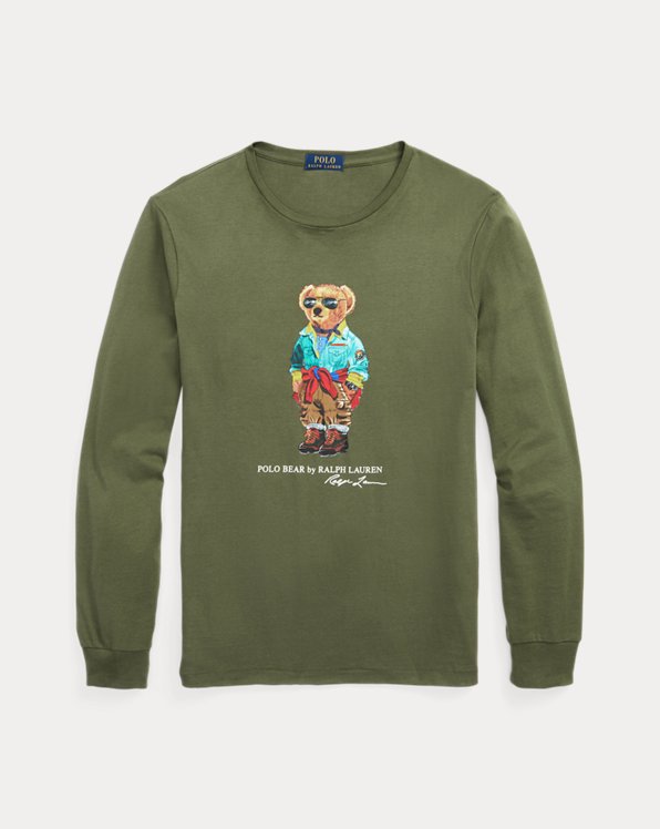 T-shirt de malha Polo Bear Custom Slim