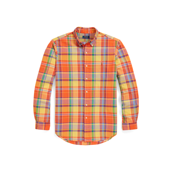 Chemise Oxford ajustée écossaise