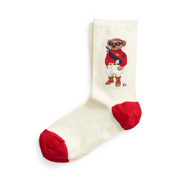 New Orleans Polo Bear Crew Socks pour Women | Ralph Lauren® FR