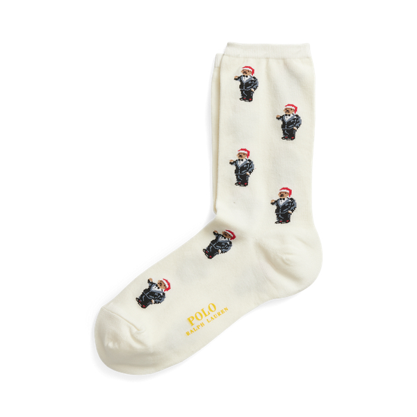 Tuxedo Polo Bear Crew Socks for Women | Ralph Lauren® CH