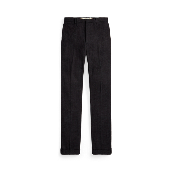 Calças de fato espinhadas Slim Fit