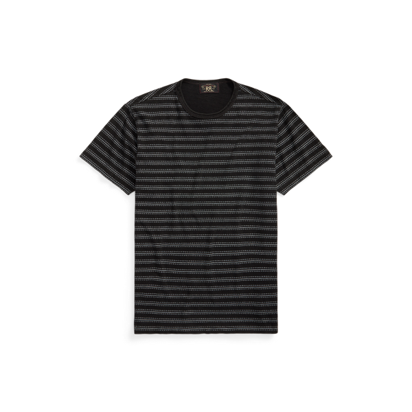 Indigo Striped Jersey T-Shirt