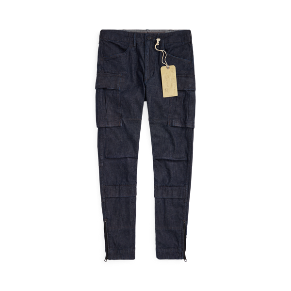 Stretch Skinny Denim Cargo Trouser