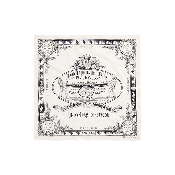 Bandana gráfica de algodão