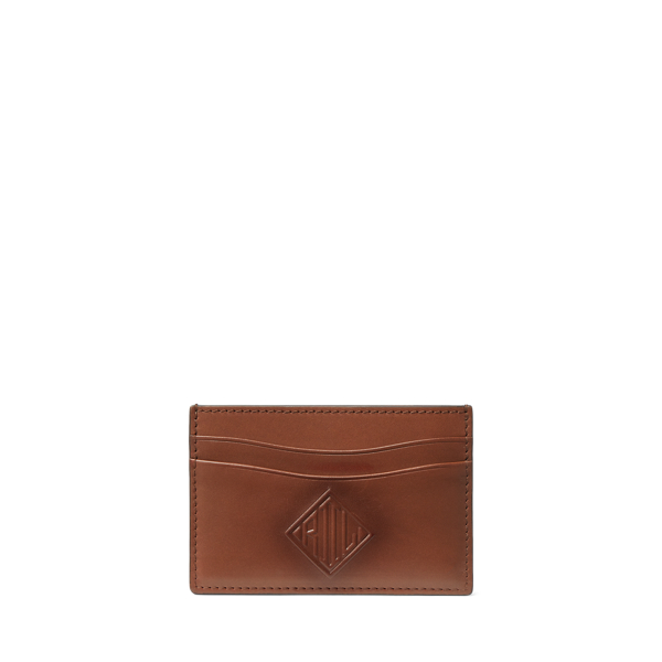 Porte-cartes monogramme cuir de vachette