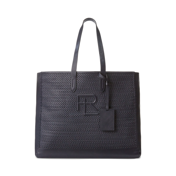 Monogram Woven Calfskin Tote