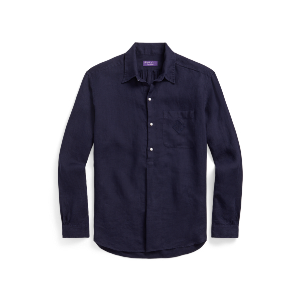 Monogram Linen Shirt