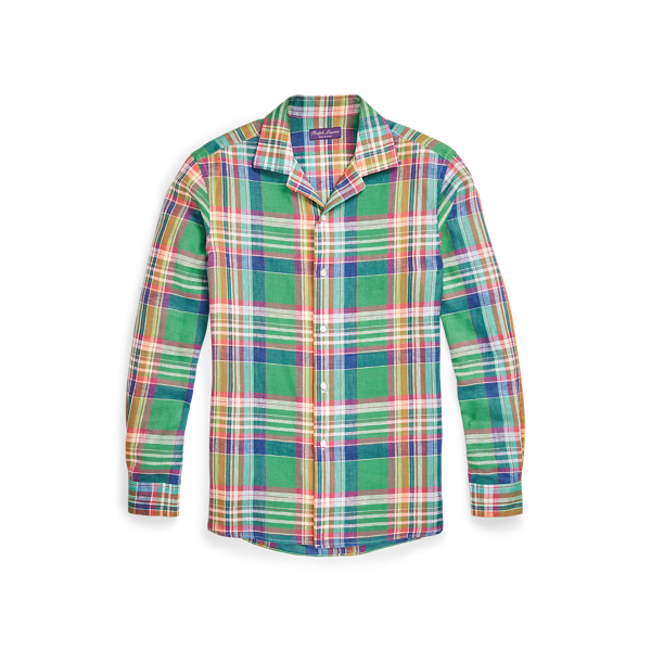 Plaid Linen Shirt