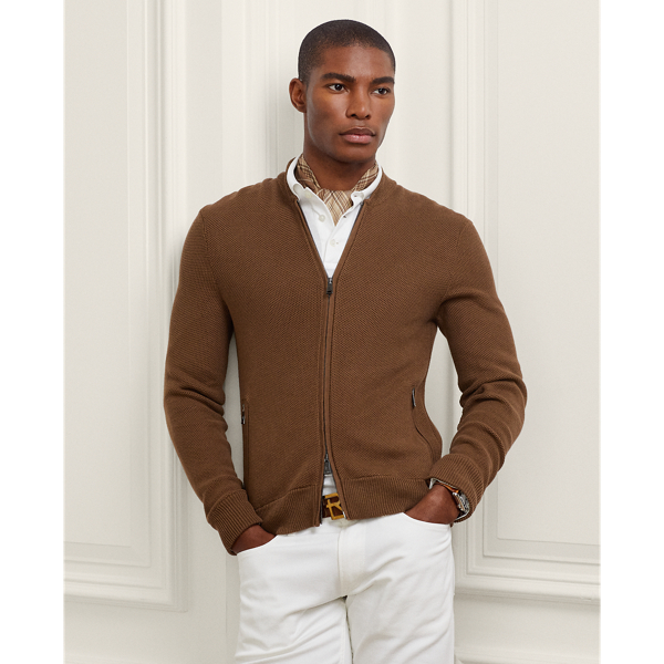 Men's Full-Zip Sweaters, Cardigans, & Pullovers | Ralph Lauren