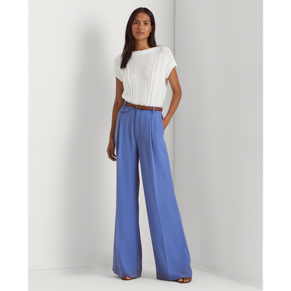 louren】georgette wide overall | www.jarussi.com.br