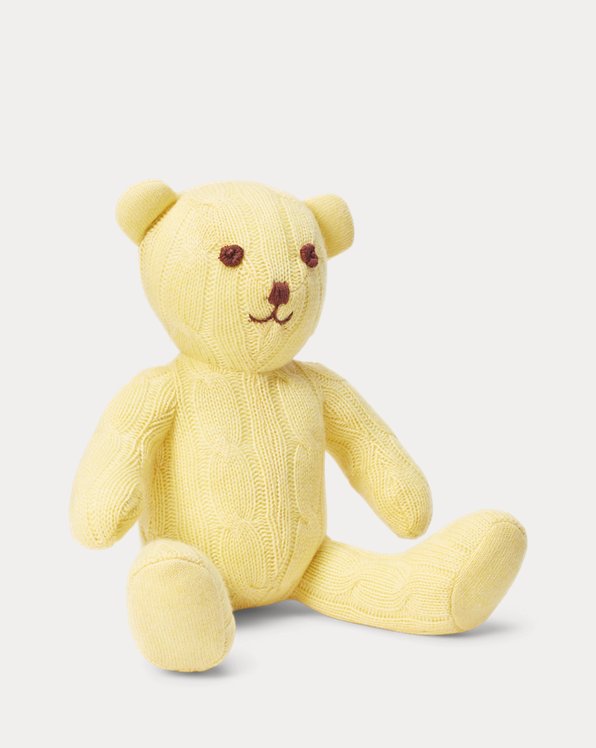 Small Cable Cashmere Bear