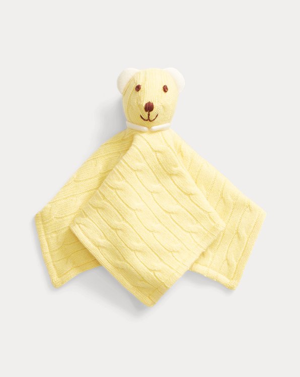 Cashmere Bear Lovey Blanket