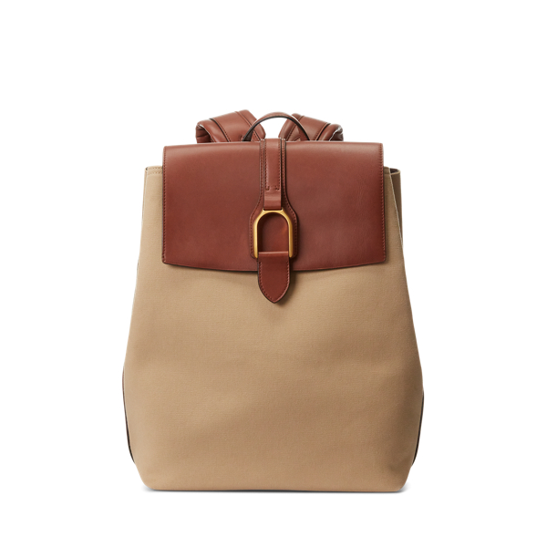 Welington Canvas &amp; Calfskin Backpack