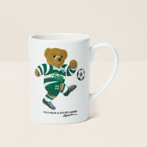 Ralph's Coffee Soccer Polo Bear Mug