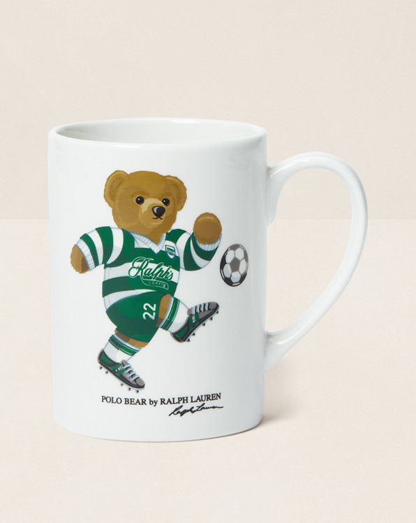 Ralph's Coffee Soccer Polo Bear Mug
