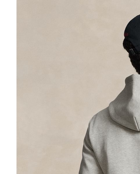 Made from a smooth cotton-blend fabric, this full-zip hoodie is an easy match for joggers or jeans.