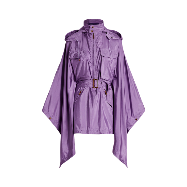 Beckman Silk Taffeta Poncho