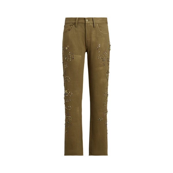 Embellished 750 Straight Ankle Jean