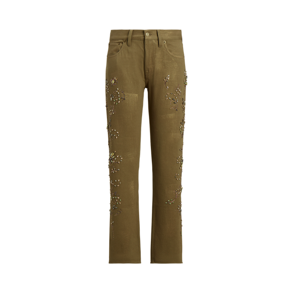 Embellished 750 Straight Ankle Jean