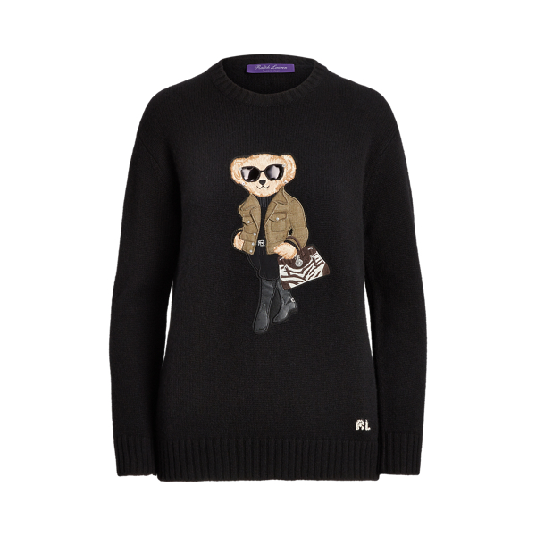 Utility Polo Bear Cashmere Jumper for Women | Ralph Lauren® UK