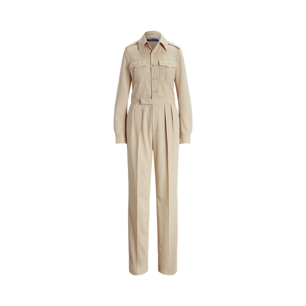 Olivier Wool Gabardine Jumpsuit