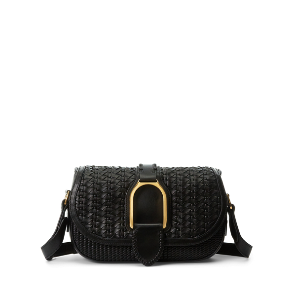 Woven Calfskin Welington Shoulder Bag