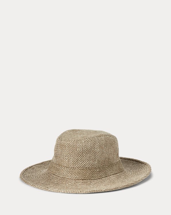 Chapéu prático em sarja desgastada