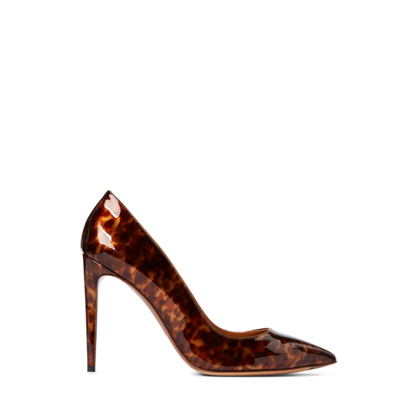 Celia Patent Calfskin Pump