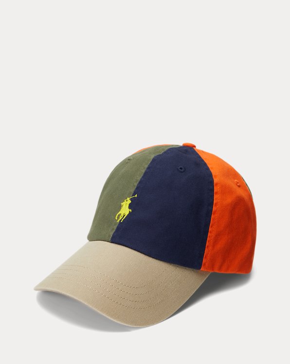Colour-Blocked Twill Ball Cap