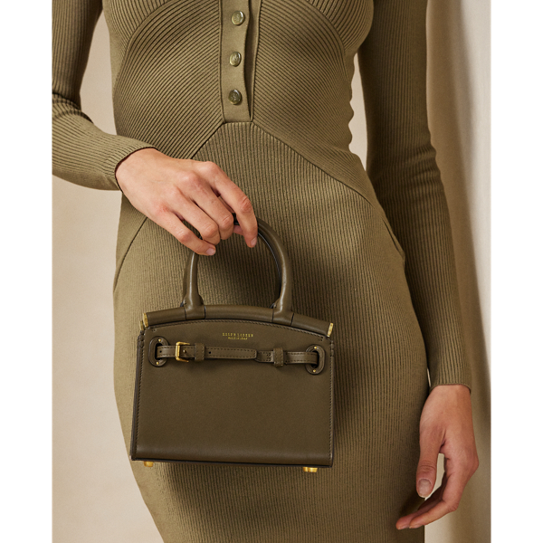 Ralph Lauren Collection Mini kalfsleren RL50 handtas 6