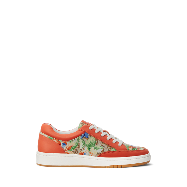 Hailey Floral Monogram Jacquard Trainer
