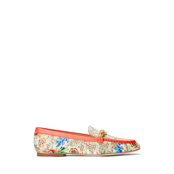 Averi II Floral Monogram Jacquard Loafer