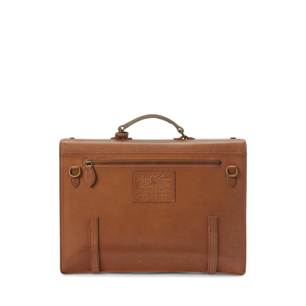 Heritage Leather Briefcase for Men Ralph Lauren® PK