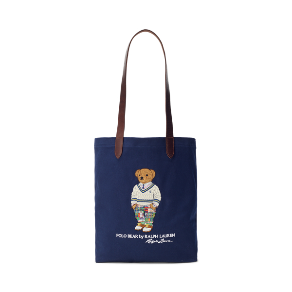 Polo Bear Twill Shopper Tote for Men | Ralph Lauren® UK
