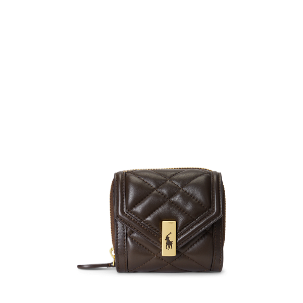 Polo ID Quilted Leather Compact Wallet