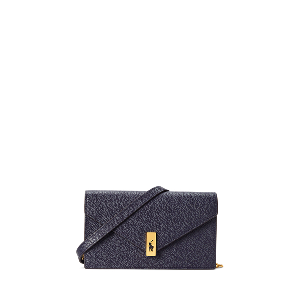 Portefeuille et sac Polo ID cuir/chaîne