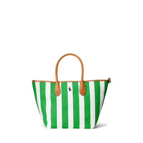 Tote Bellport de lona média reversível