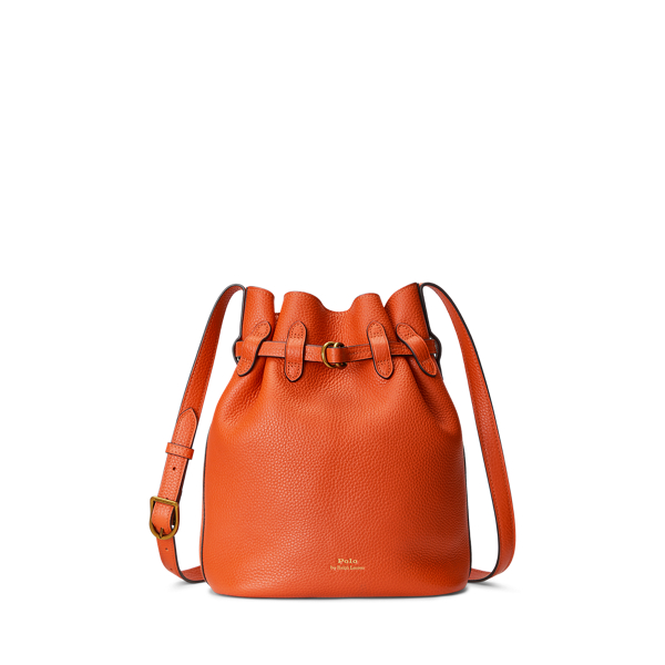 Sac seau Bellport moyen en cuir