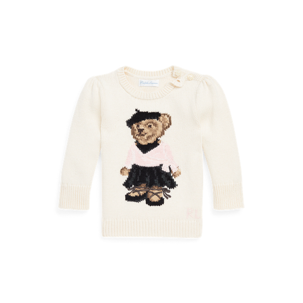 Camisola de mistura de algodão Polo Bear