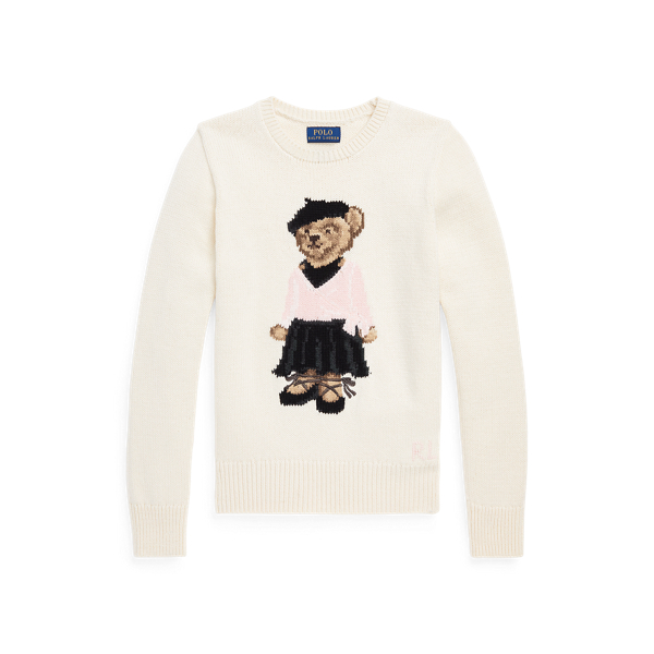Pull Polo Bear en coton mélangé