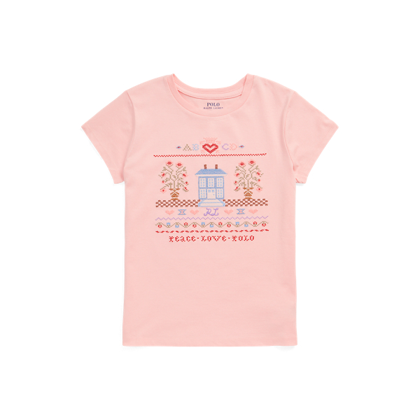 Embroidered Cotton Jersey Tee