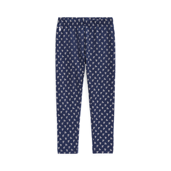 Floral Stretch Jersey Legging