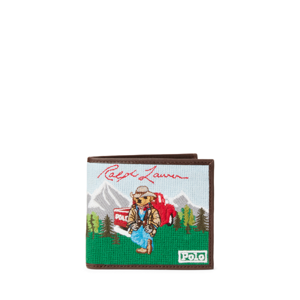 Portefeuille Polo Bear brodé