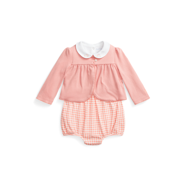 Body bébé, cardigan et combishort